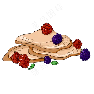 美味水果冰淇淋