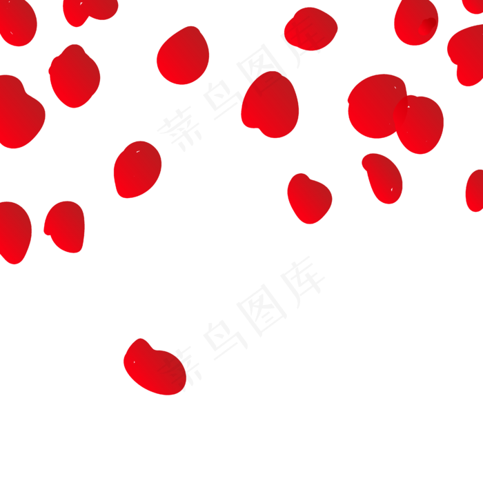 飘散的玫瑰花瓣(4168*4168px 300 dpi )ai矢量模版下载
