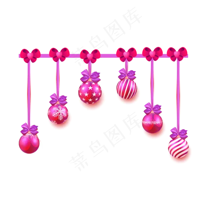 矢量手绘圣诞装饰,免抠元素ai矢量模版下载