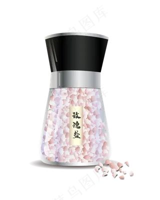 玻璃罐玫瑰盐