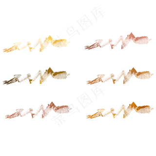 彩色金粉金箔笔刷