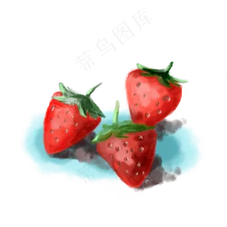 小清新草莓水果