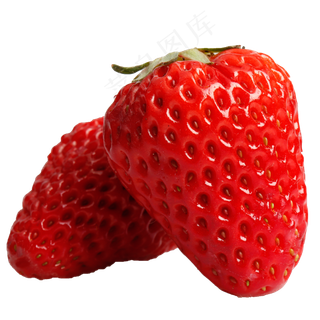 草莓水果图,免抠元素