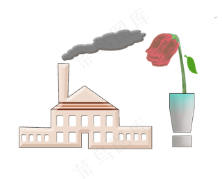 白色工厂污染插图