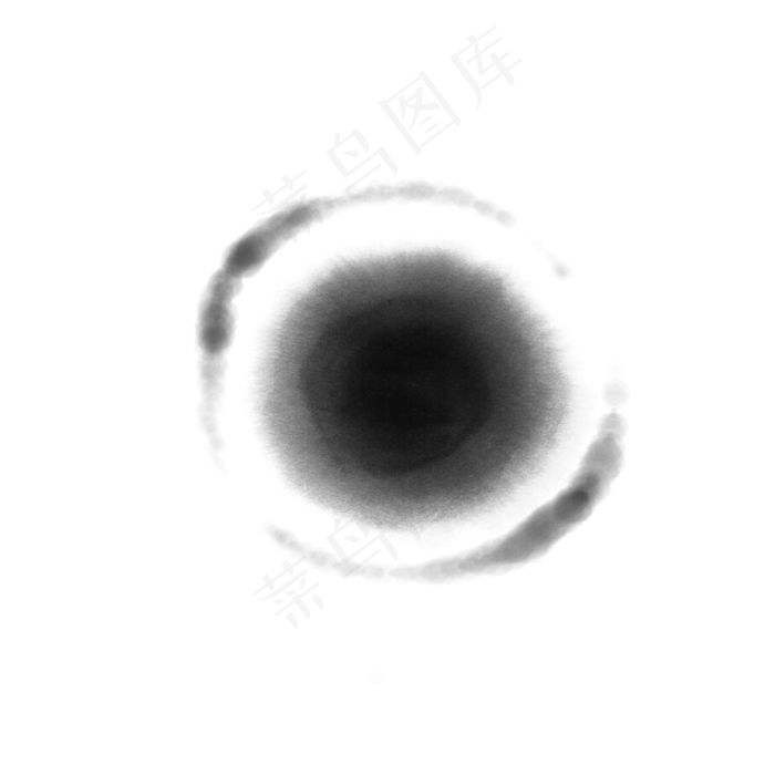 水墨风格中国风晕染效果墨迹水墨,免抠元素