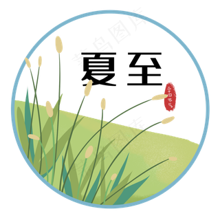 二十四节气夏至野草野花夏日