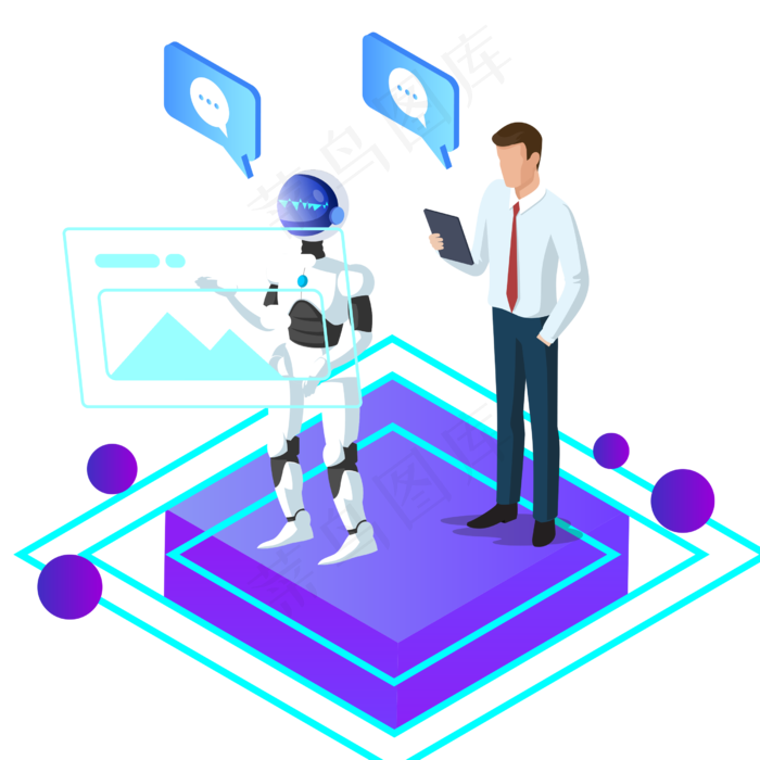人工智能AI机器人数据,免抠元素