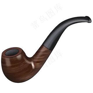 父亲节棕色木纹烟斗