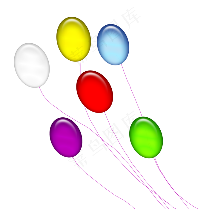 多彩气球六一儿童节