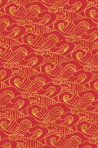 红金浪花质感底纹