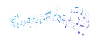 矢量创意音乐符号,免抠元素