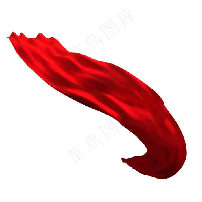 红色丝带党政文化,免抠元素