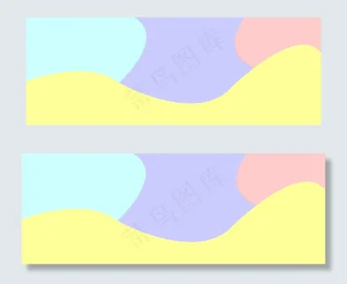 扁平几何大气色彩数码家电风格服饰