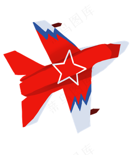 建军节红色飞机 建军节红色飞机