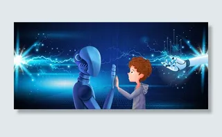 蓝色科技未来人工工智能科学