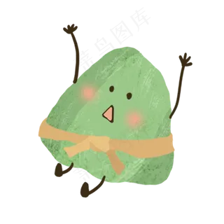 端午节卡通手绘粽子