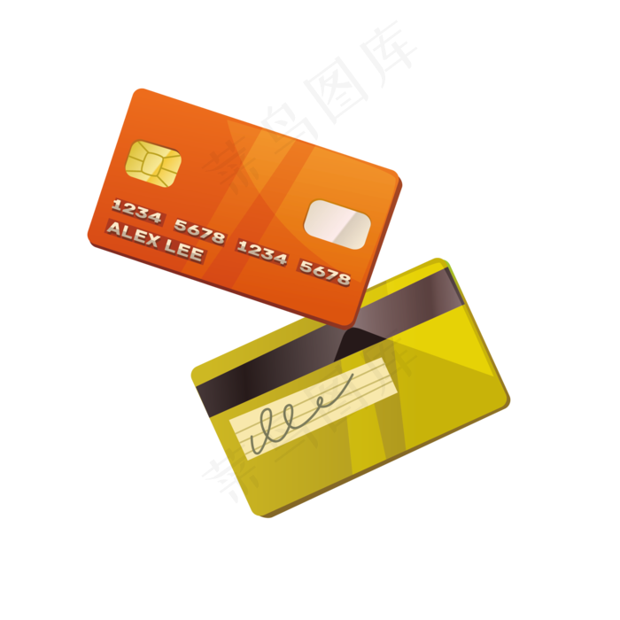 618购物节购物卡矢量图