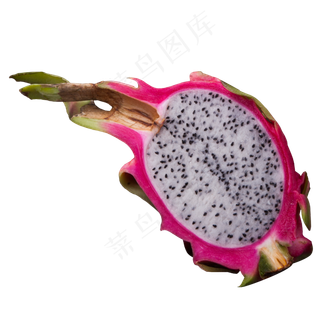 实拍火龙果内部结构