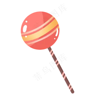 粉红色可爱卡通六一儿童节棒棒糖