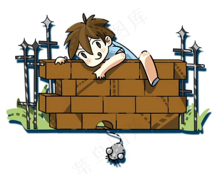 男孩老鼠(1082X860(DPI:300))psd模版下载