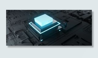 蓝色5G科技电路板芯片淘宝banner