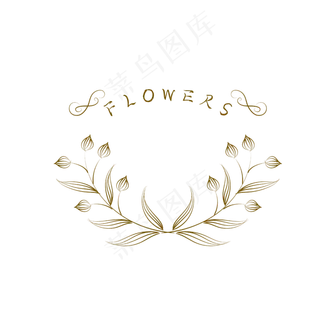 手绘花纹复古风