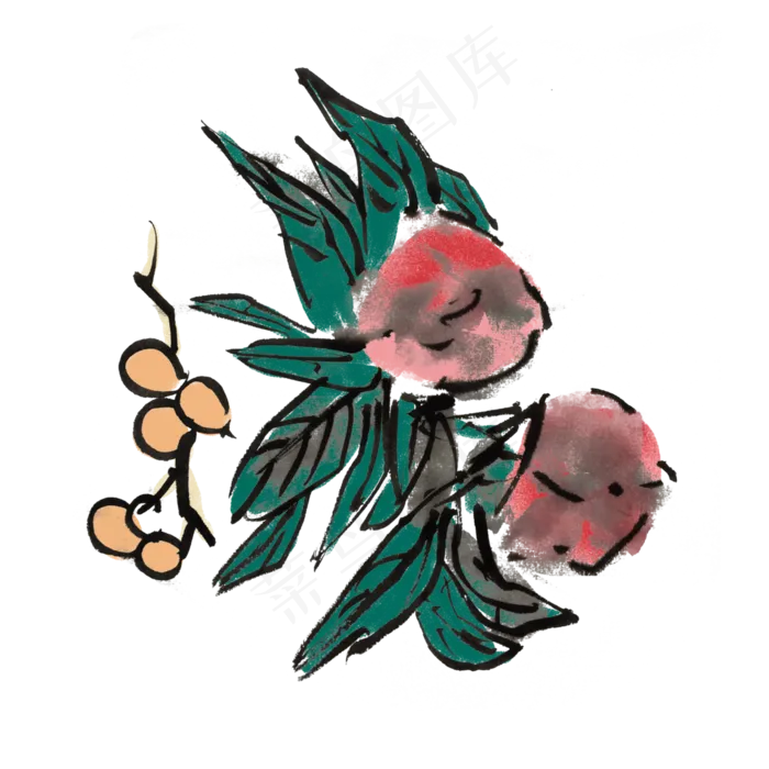 端午节吃粽子手绘(3545X5315(DPI:300))psd模版下载