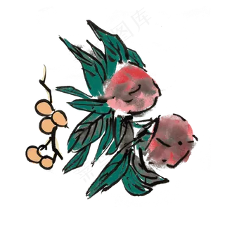 端午节吃粽子手绘