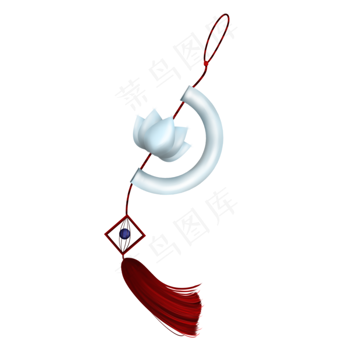 中国风玉佩(2000X2000(DPI:300))psd模版下载