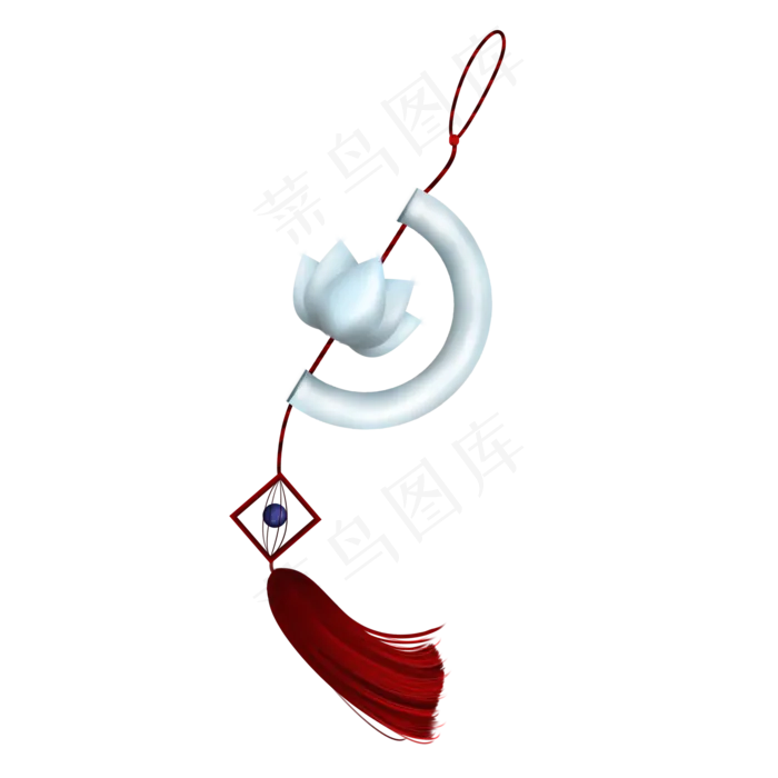 中国风玉佩(2000X2000(DPI:300))psd模版下载