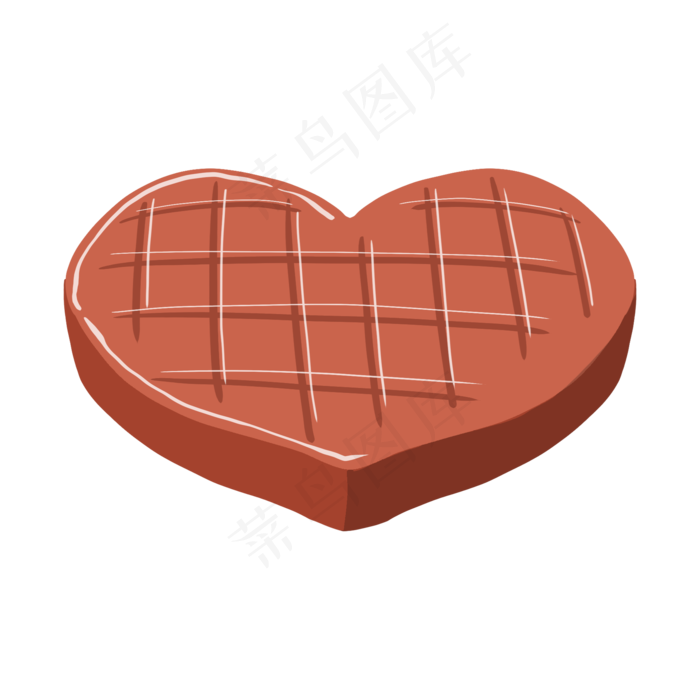 手绘棕色巧克力插画,免抠元素