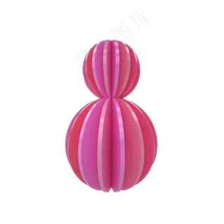 简洁时尚C4D灯笼模型,免抠元素