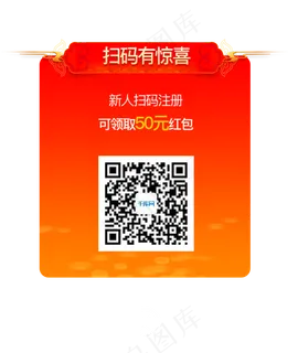 红包优惠券扫码有惊喜二维码新人