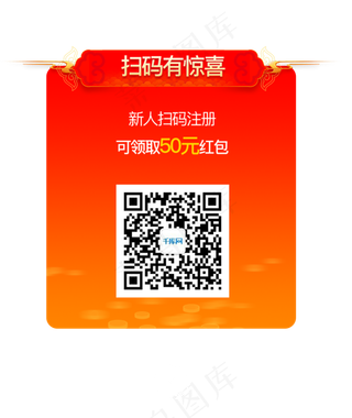 红包优惠券扫码有惊喜二维码新人
