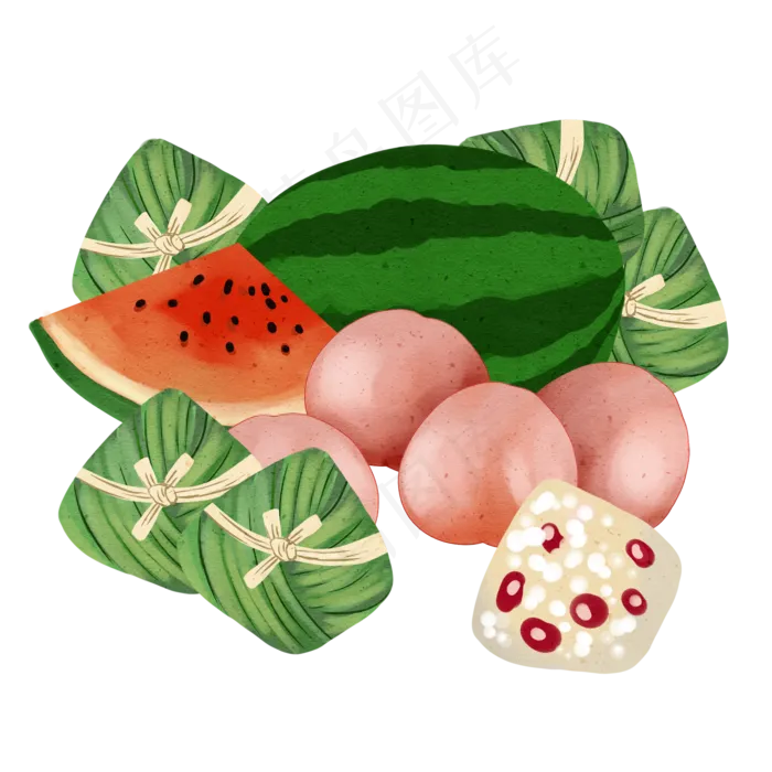 端午节粽子(2000X2000(DPI:299))psd模版下载