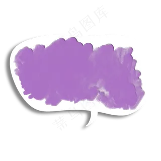 喷墨墨迹扁平气泡框5