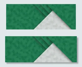 商务办公时尚撞色风格banner