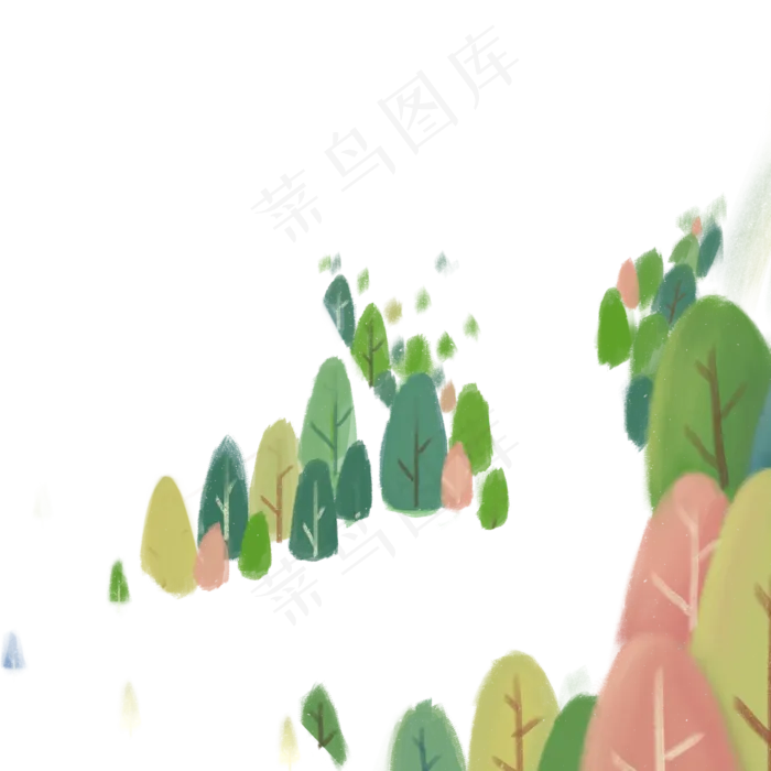 春天植物绿叶(2000X2000(DPI:300))psd模版下载