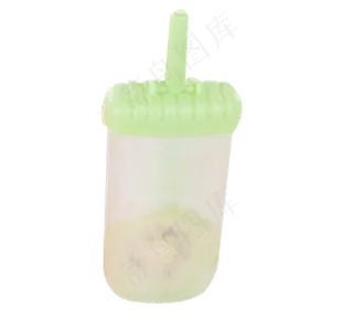 浅绿色冰棍制作模型