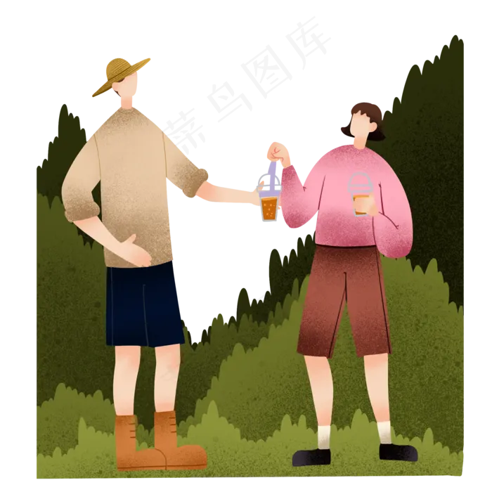 立夏约会旅游人物(2000X2000(DPI:300))psd模版下载