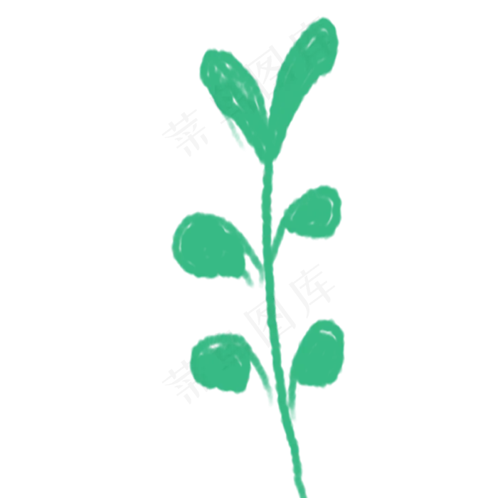 绿叶春季自然植物