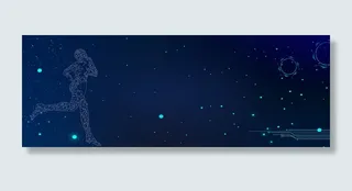 蓝色科技大气banner