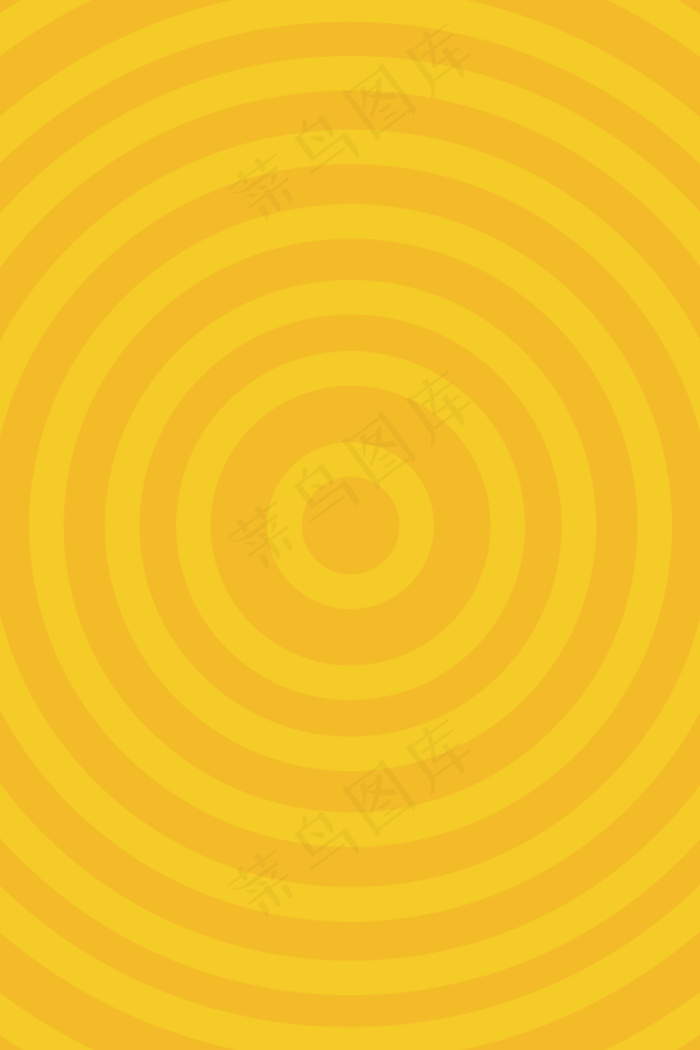 黄色卡通扁平化618促销海报背景