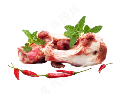 生肉食材大棒骨,免抠元素 生肉食材大棒骨,免抠元素