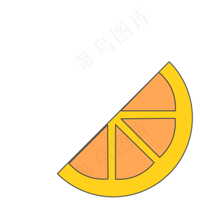 切开的西瓜免抠图