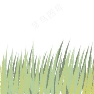 蓝天白云舒服草地,免抠元素