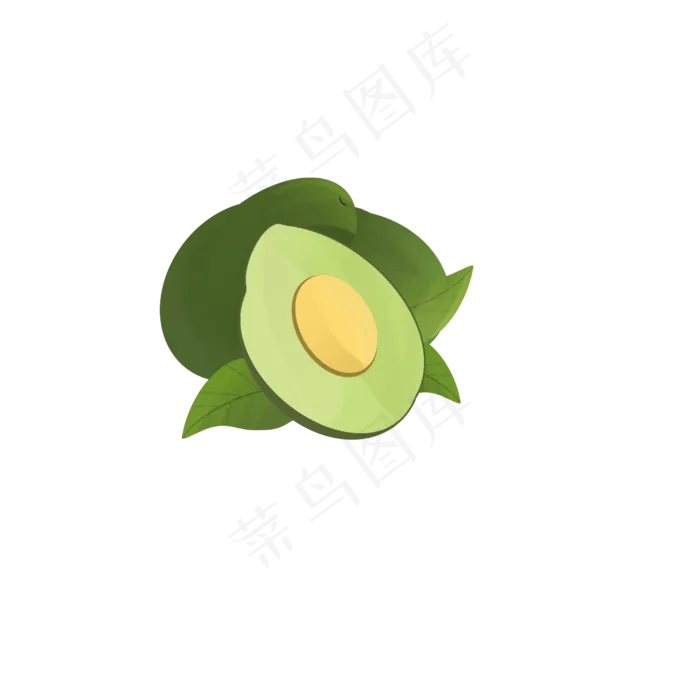 鲜果水果牛油果(2500X2500(DPI:300))psd模版下载