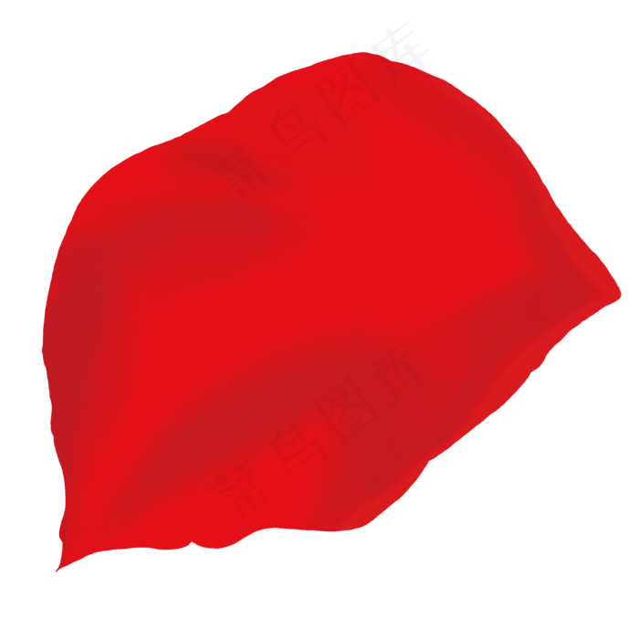 红色玫瑰花瓣卡通素材免费下载