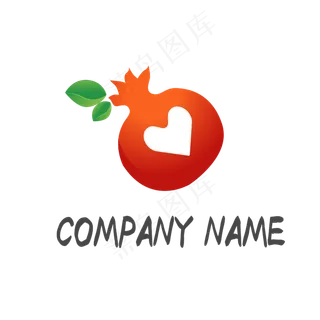 红色水果LOGO