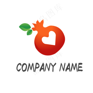 红色水果LOGO